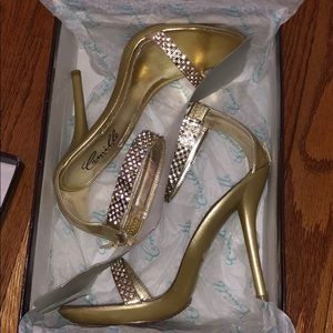 Camille strapped heels/sandals 6.5 women